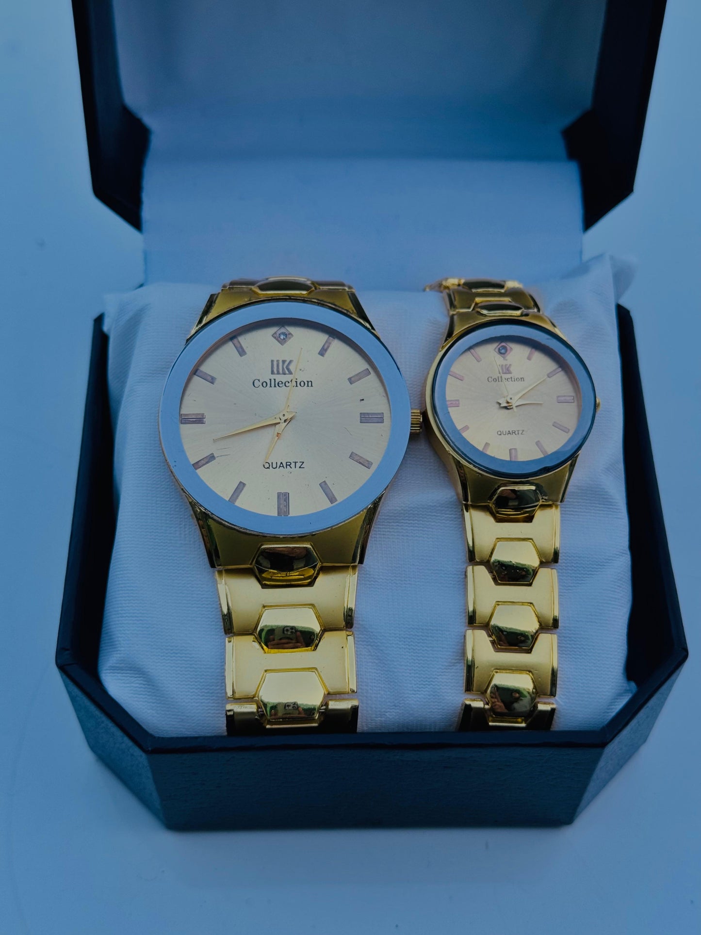 Elegant Couple Wrist watch Set – Luxury Quartz Matching Watches for Him & Her