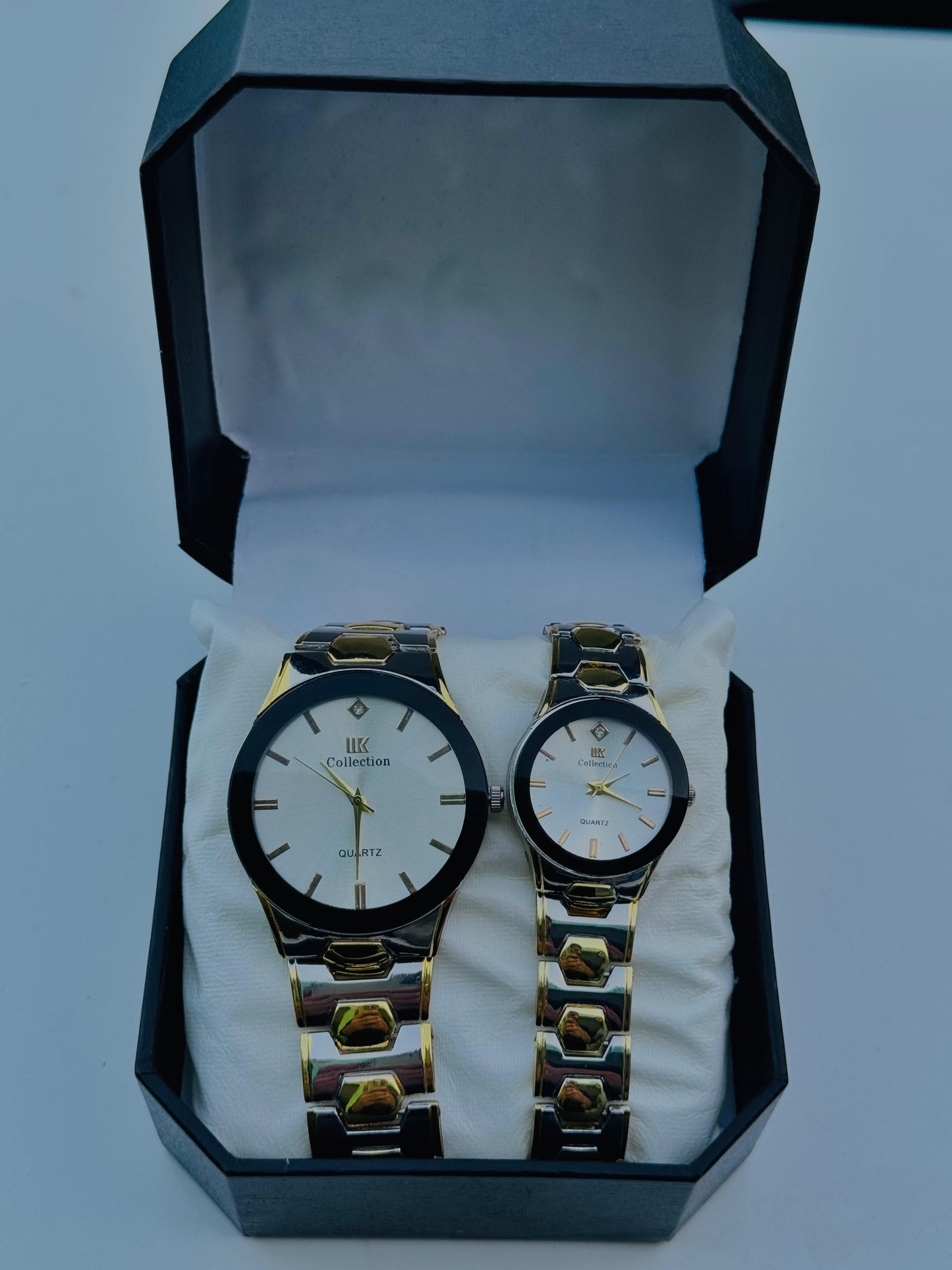 Elegant Couple Wrist watch Set – Luxury Quartz Matching Watches for Him & Her