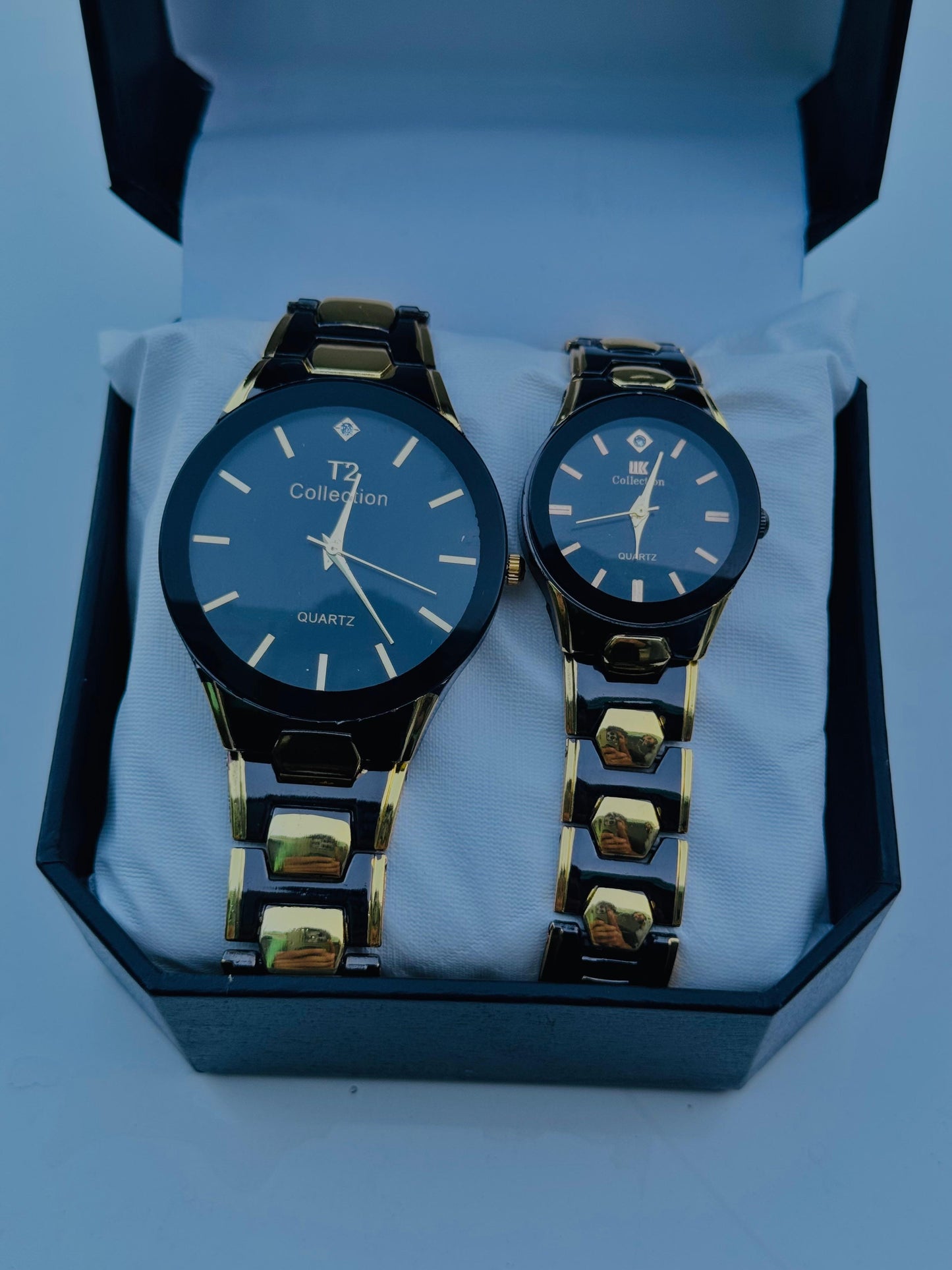 Elegant Couple Wrist watch Set – Luxury Quartz Matching Watches for Him & Her